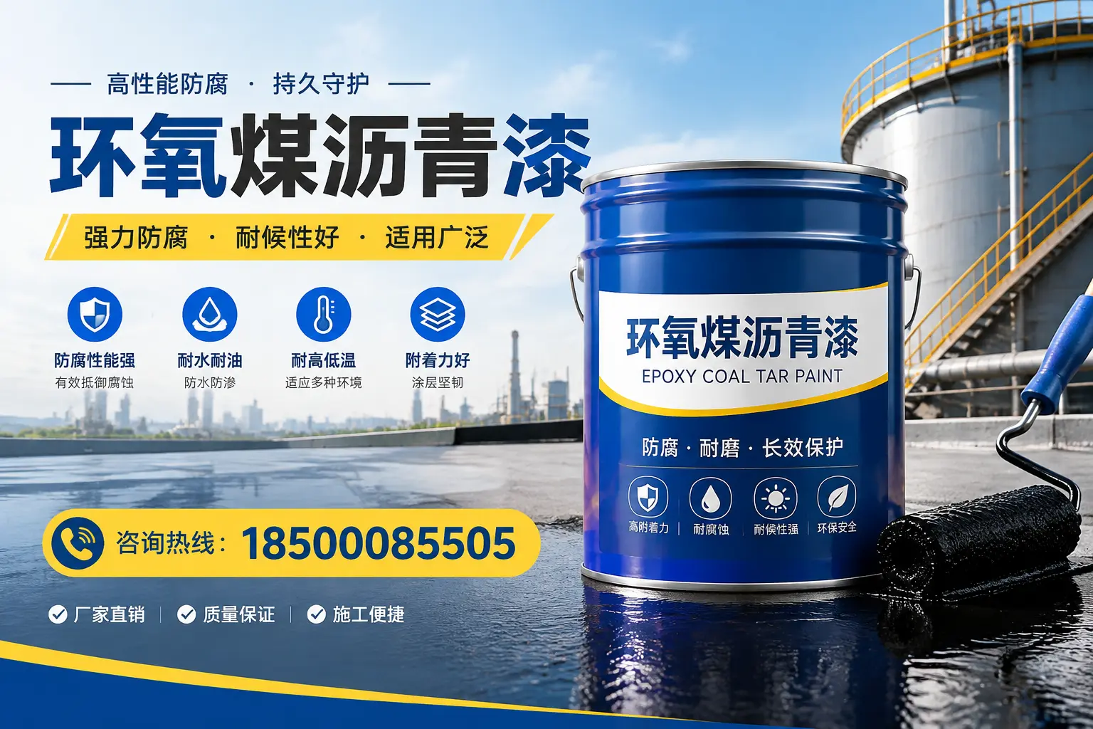 环氧煤沥青漆的储存与运输注意事项,唐山企业须知